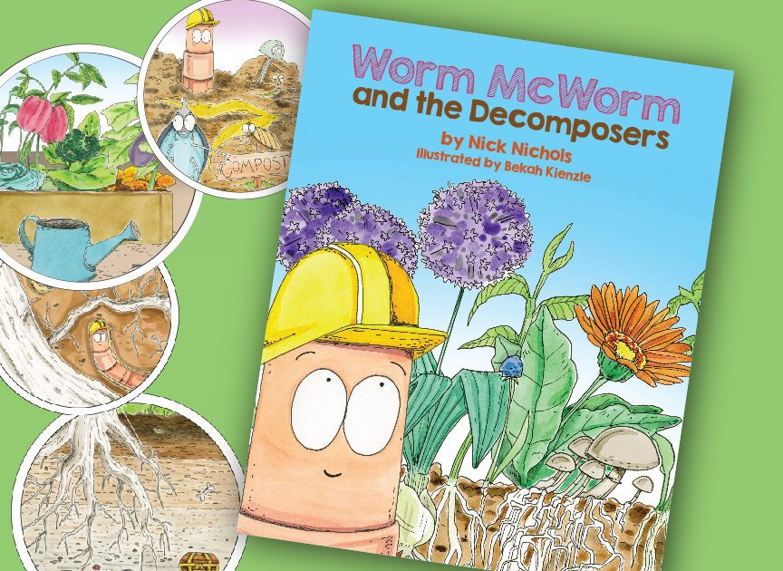 Children's book Work Mc Worm and the Decomposers
